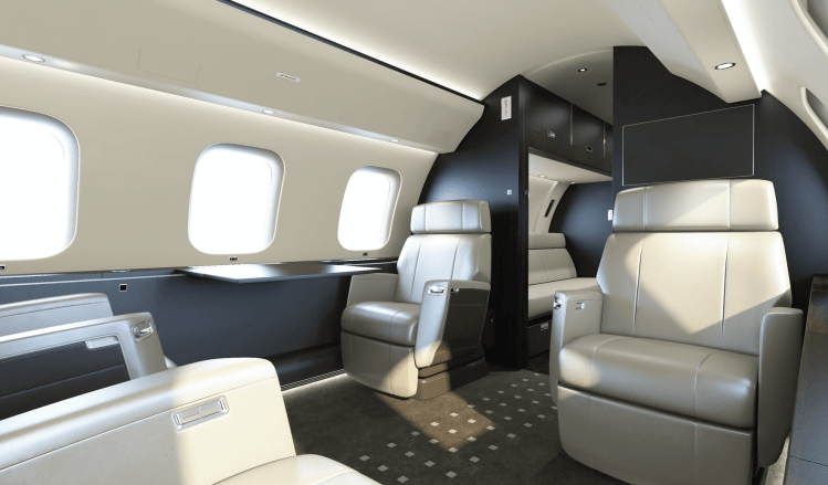 Global 7500 interior