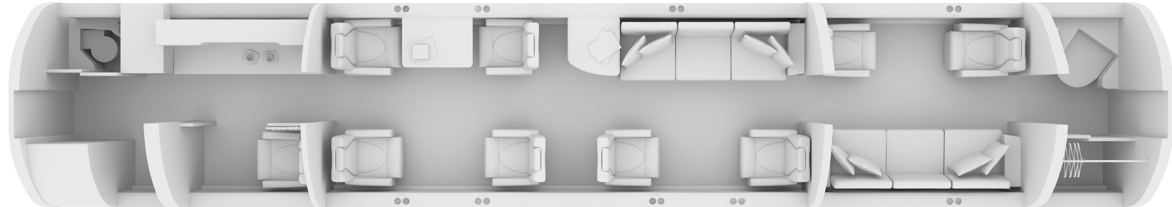 Bombardier Global Express floor plan Bombardier Global Express
