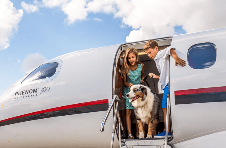 Can you bring pets on a private jet?