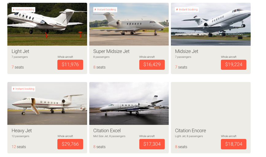 JetSmarter on-demand charter prices New York to Miami