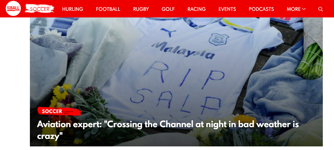 Sala plane crash death