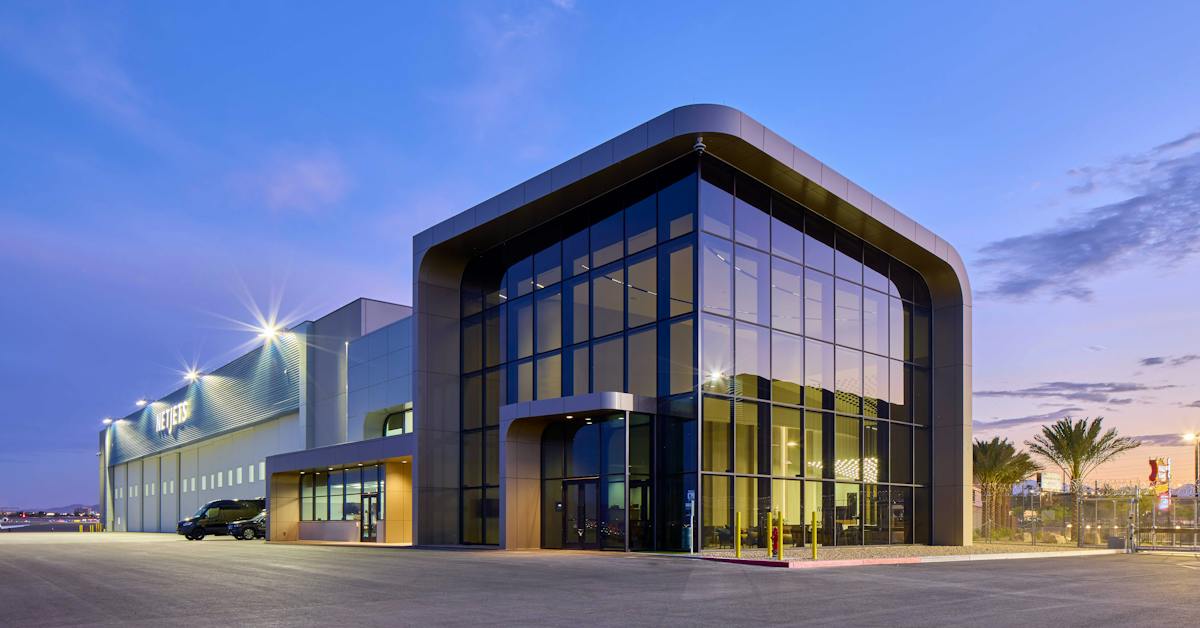 NetJets cuts ribbon on Las Vegas private jet terminal