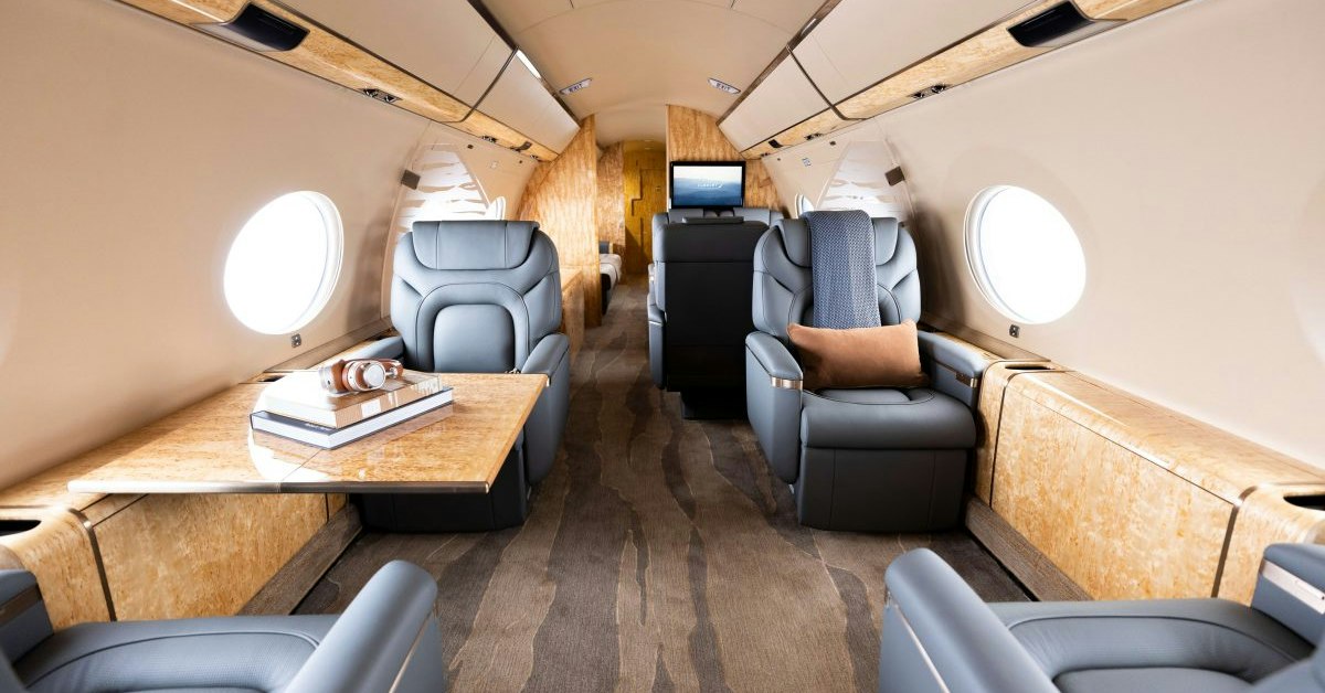 Gulfstream G650 Luxury Interior