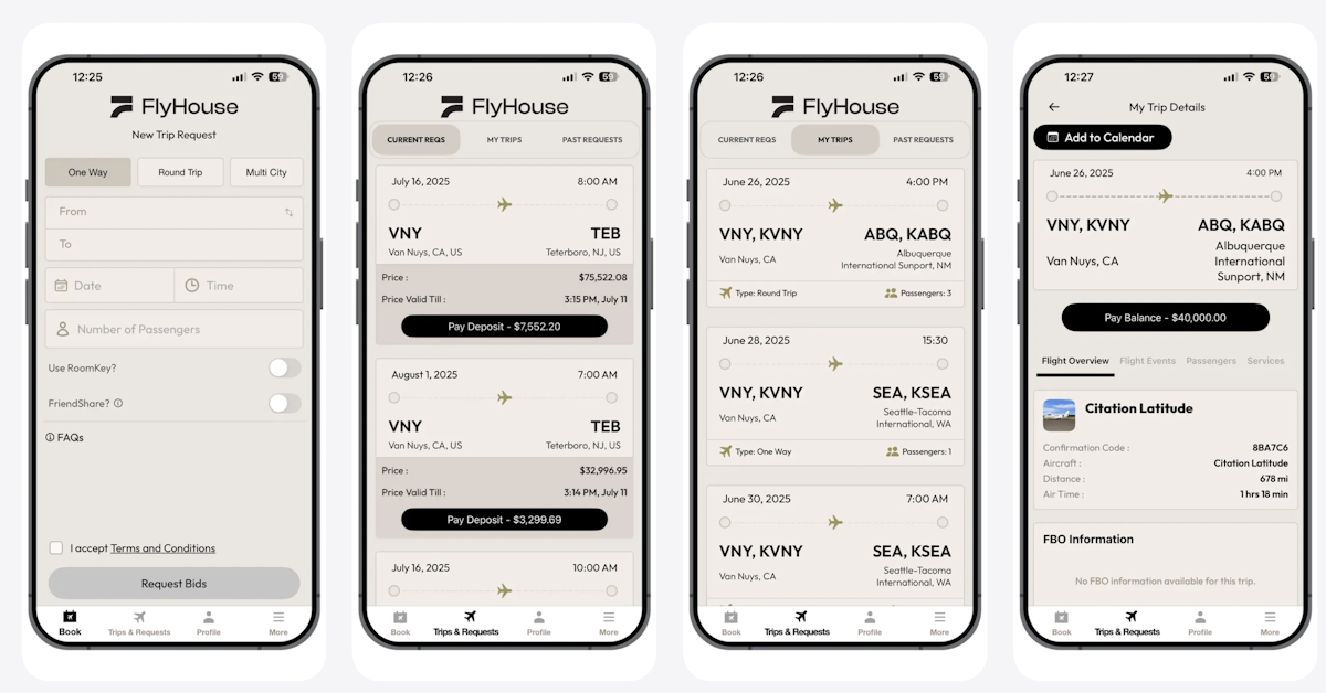 Fly Friends FlyHouse launches FriendShare jet-sharing app for instant booking