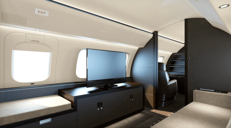 Global 7500 interior