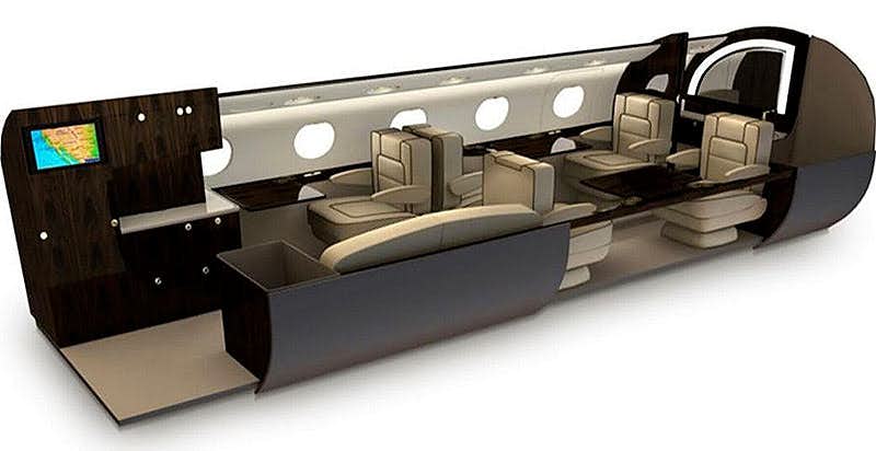 Gulfstream G150 seating