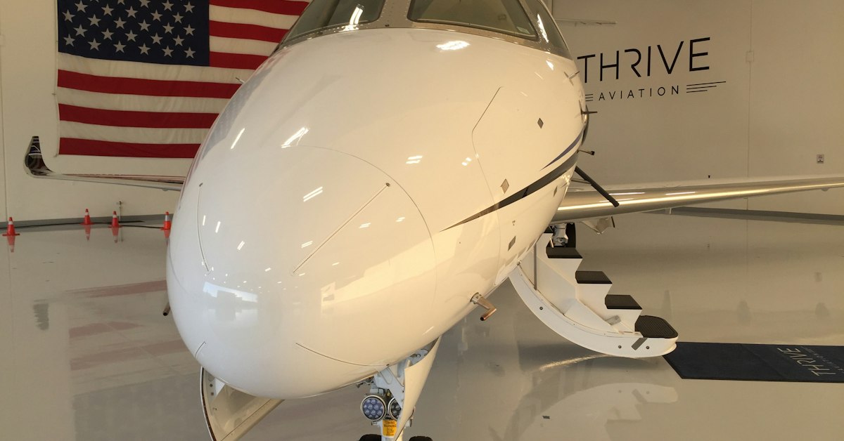 Argus Jet Thrive Aviation achieves Argus Platinum Elite