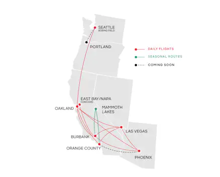 JetSuite's JSX adds Phoenix to Orange County nonstop flights