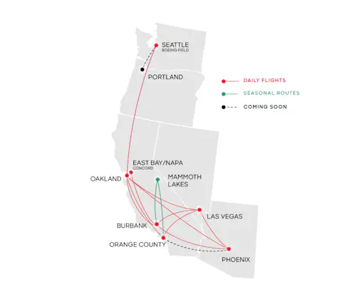 JetSuite's JSX adds Phoenix to Orange County nonstop flights
