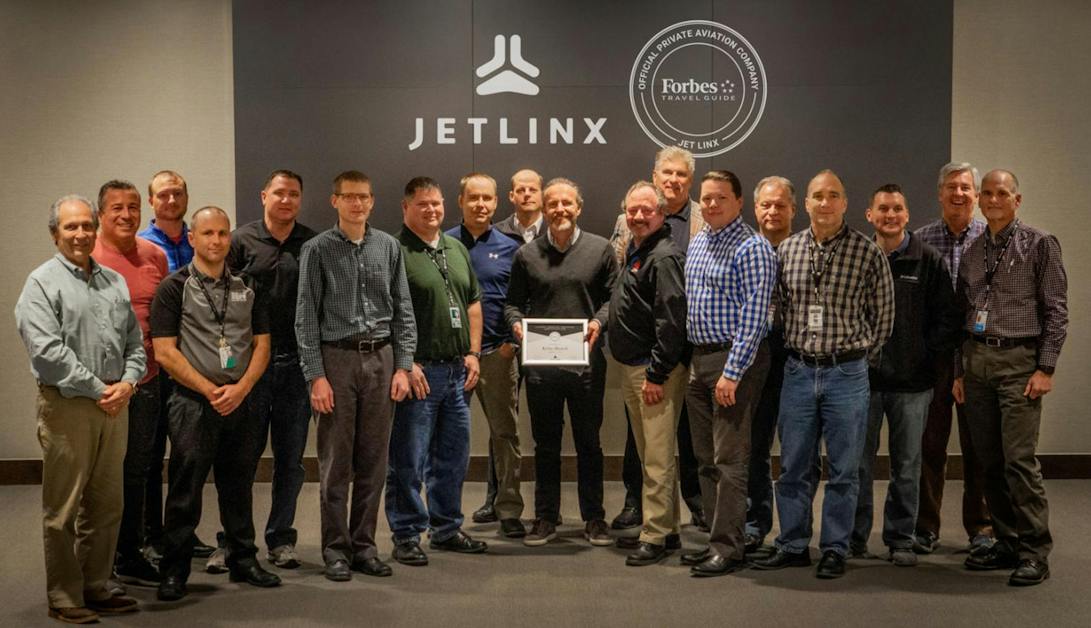 First Jet Linx pilots graduate Forbes Travel Guide 5-star service training