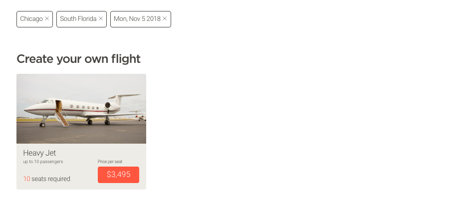 JetSmarter Chicago Florida price