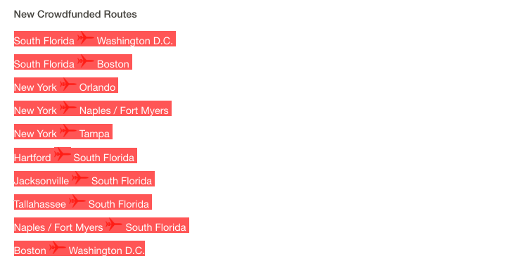 JetSmarter crowdfunded routes