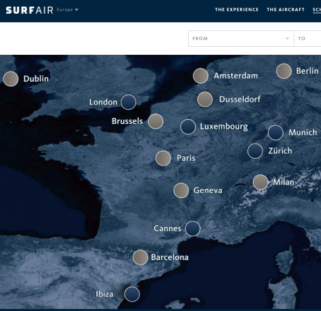 Surf Air Europe Embraer Phenom 300