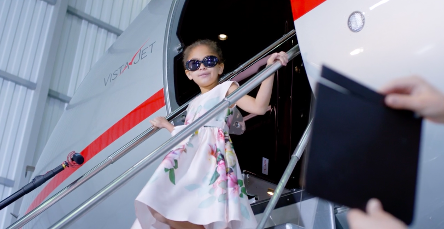 VistaJet's children's programs start at $40,000, including the private jet cost for three hours of flying
