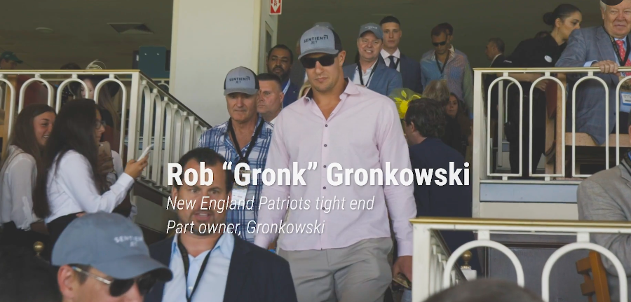 Rob Gronkowski is an ambassador for Sentient Jet