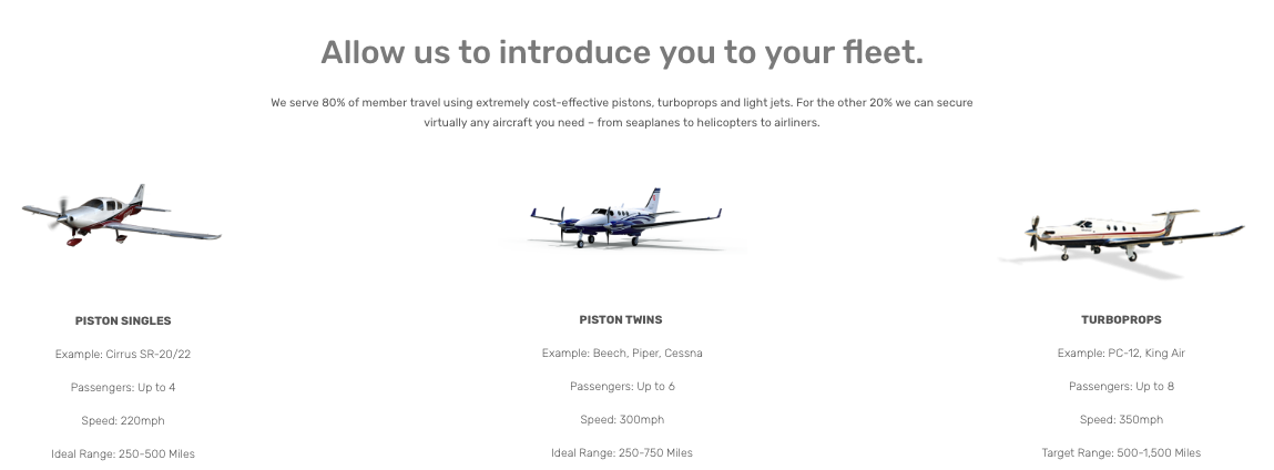 Private jet cost starts at less than $2,000 per hour for a piston airplane or $3,000 for a turboprop