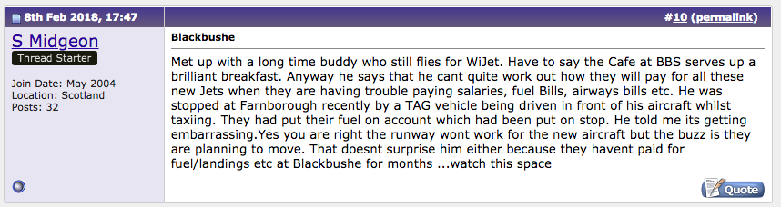 Wijet seems to be headed to administration