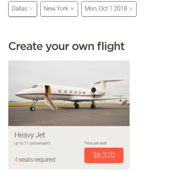 JetSmarter Dallas New York jet membership cost