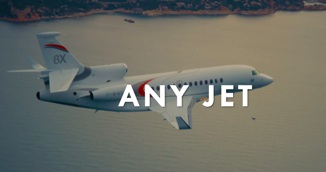 Dassault Falcon private jet