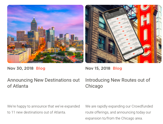 JetSmarter Atlanta and Chicago routes