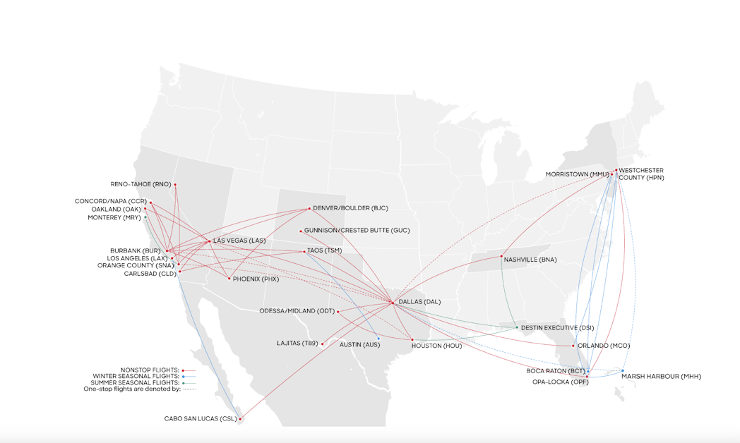 JSX adds seasonal Morristown to Miami, Boca Raton shared flights