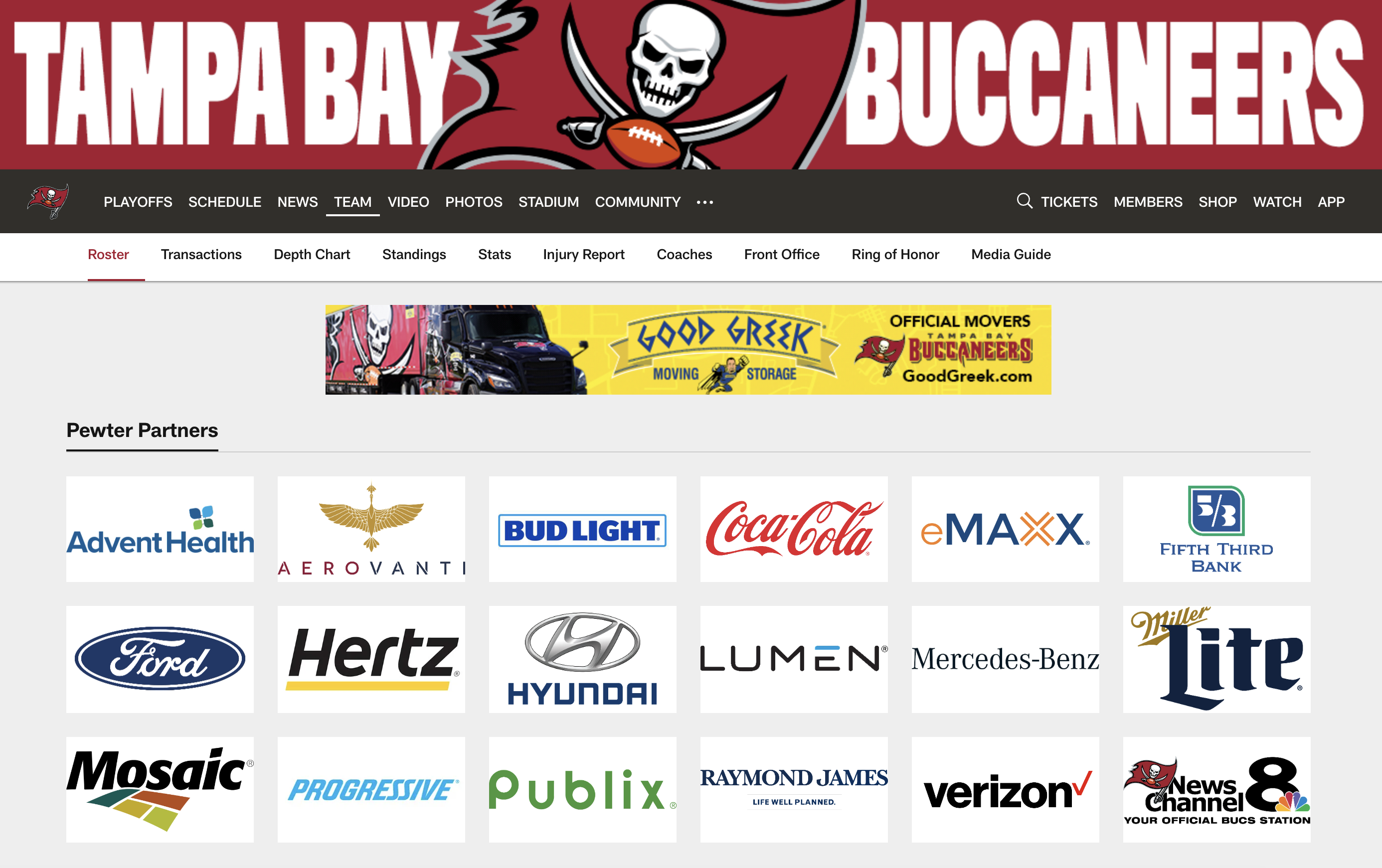 AeroVanti Tampa Bay Buccaneers