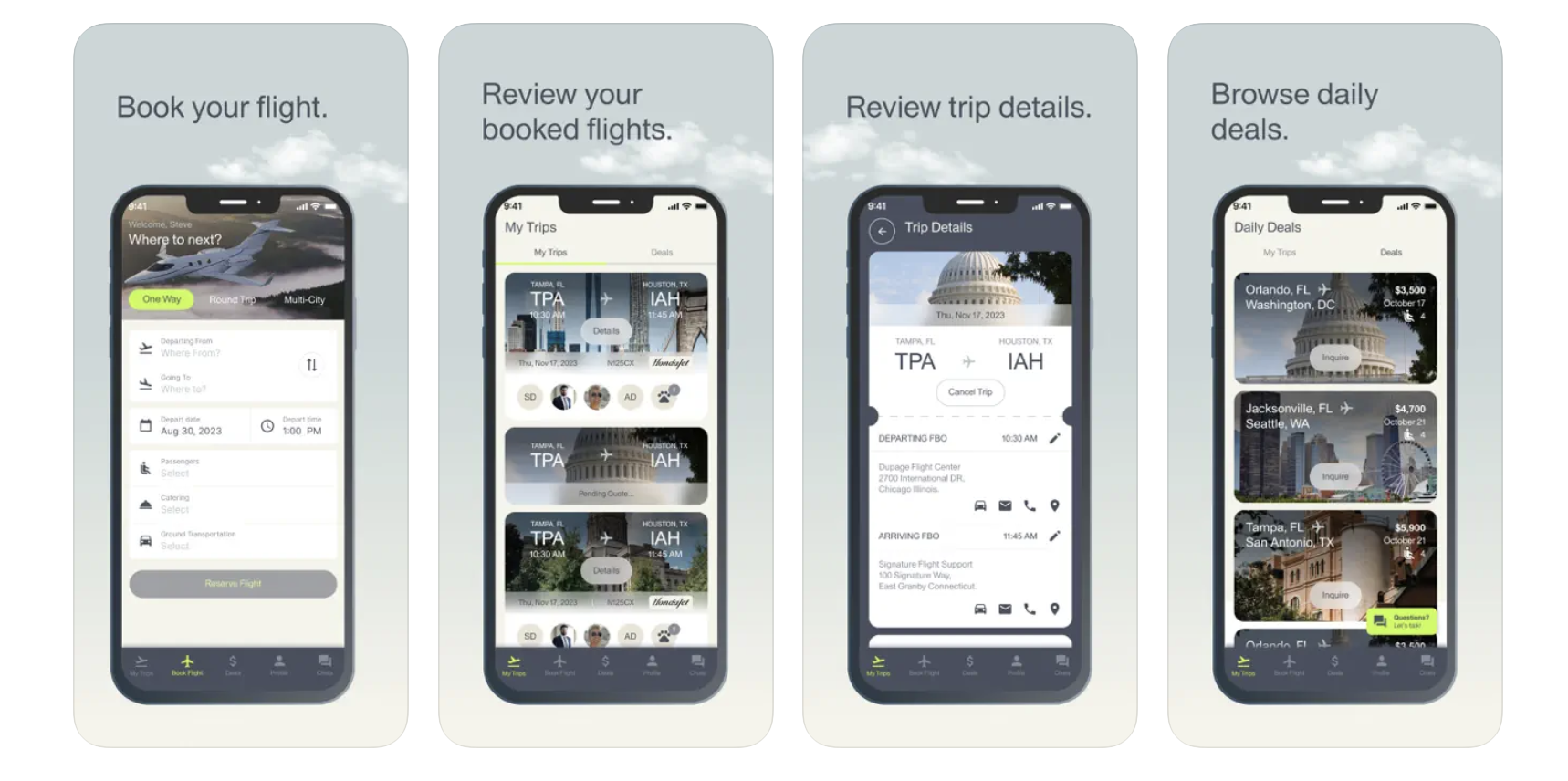 Reviewing Wheels Up\u0026#39;s private jet charter booking app