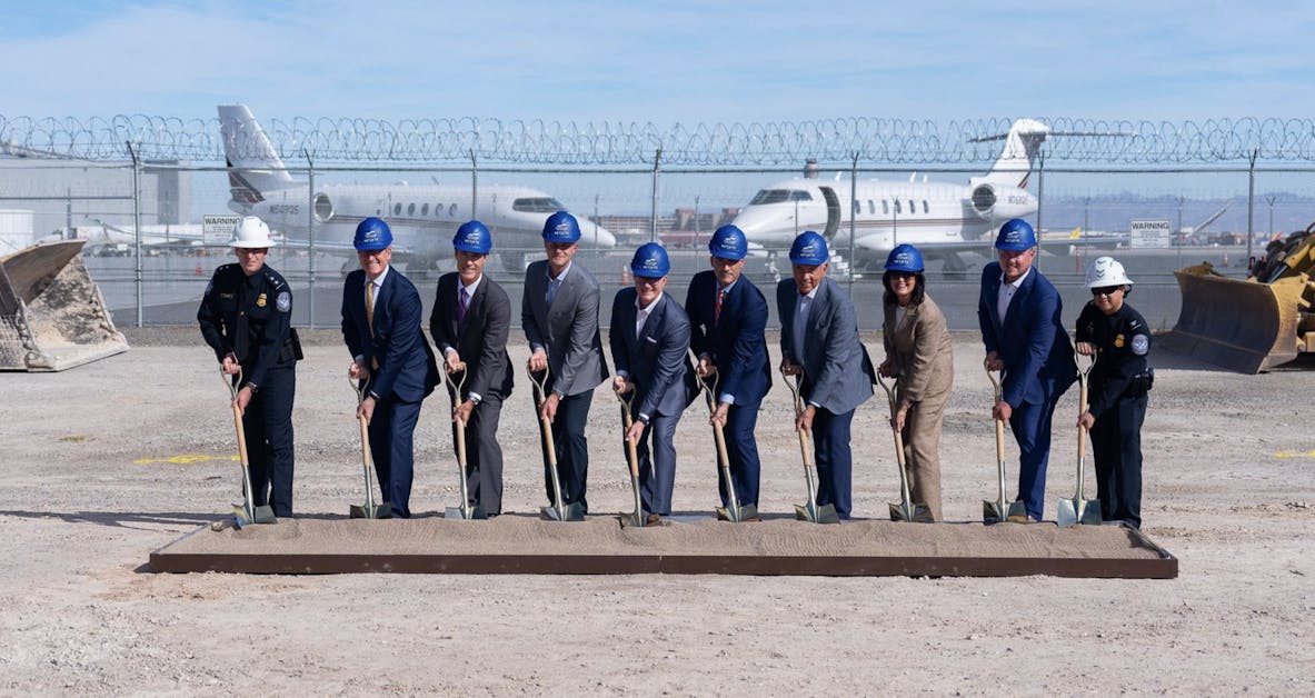 NetJets Breaks Ground on Luxury Private Lounge and Terminal in Las Vegas