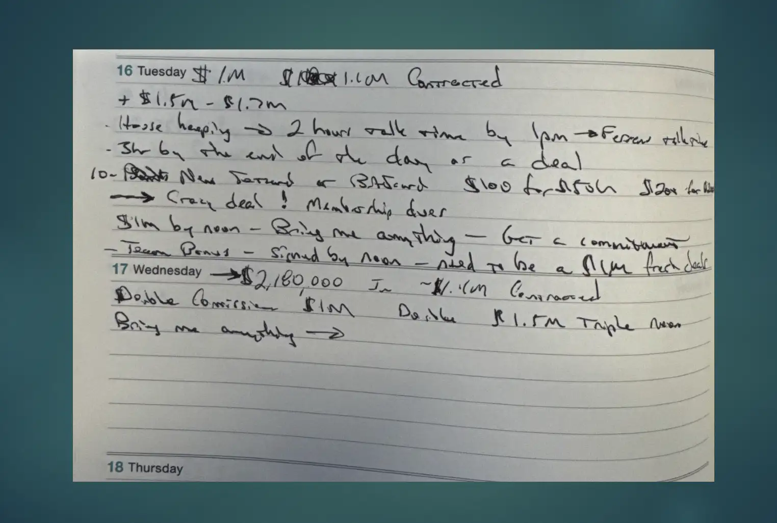 Steve Simard notebook