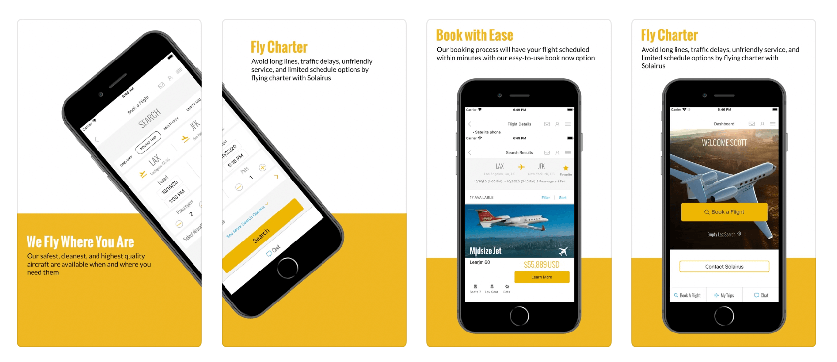 Solairus Aviation app