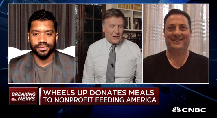 Wheels Up Meals Up CNBC Russell Wilson