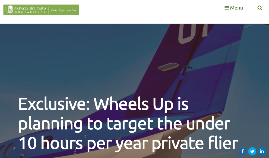 Wheels Up King Air 350