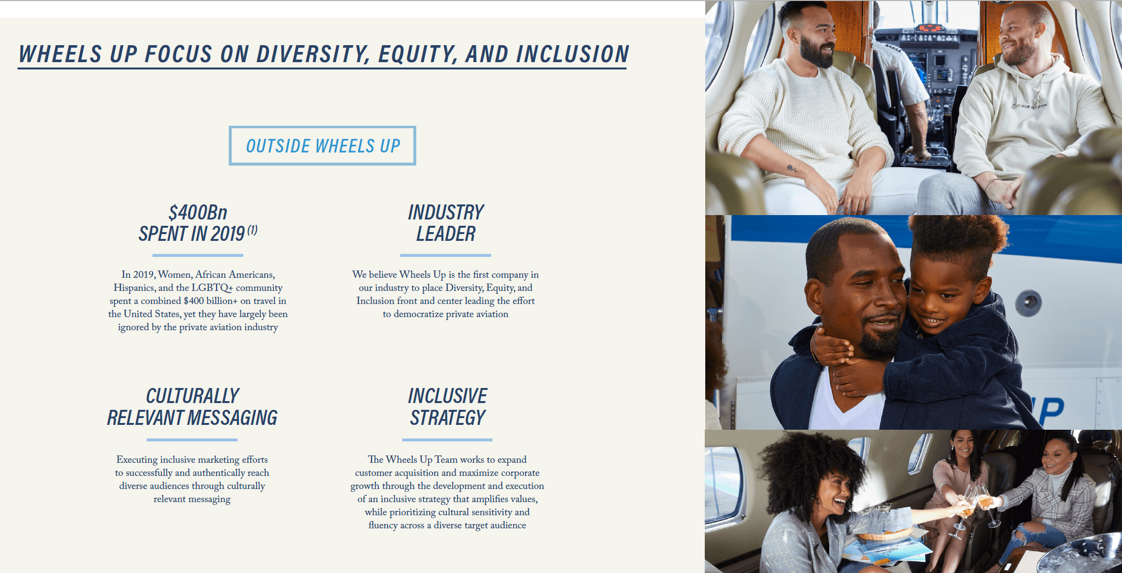 Wheels Up diversity