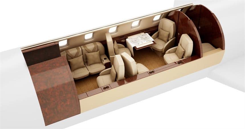 learjet 60 interior Learjet 60 configuration